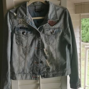 denim jacket from philipp plein